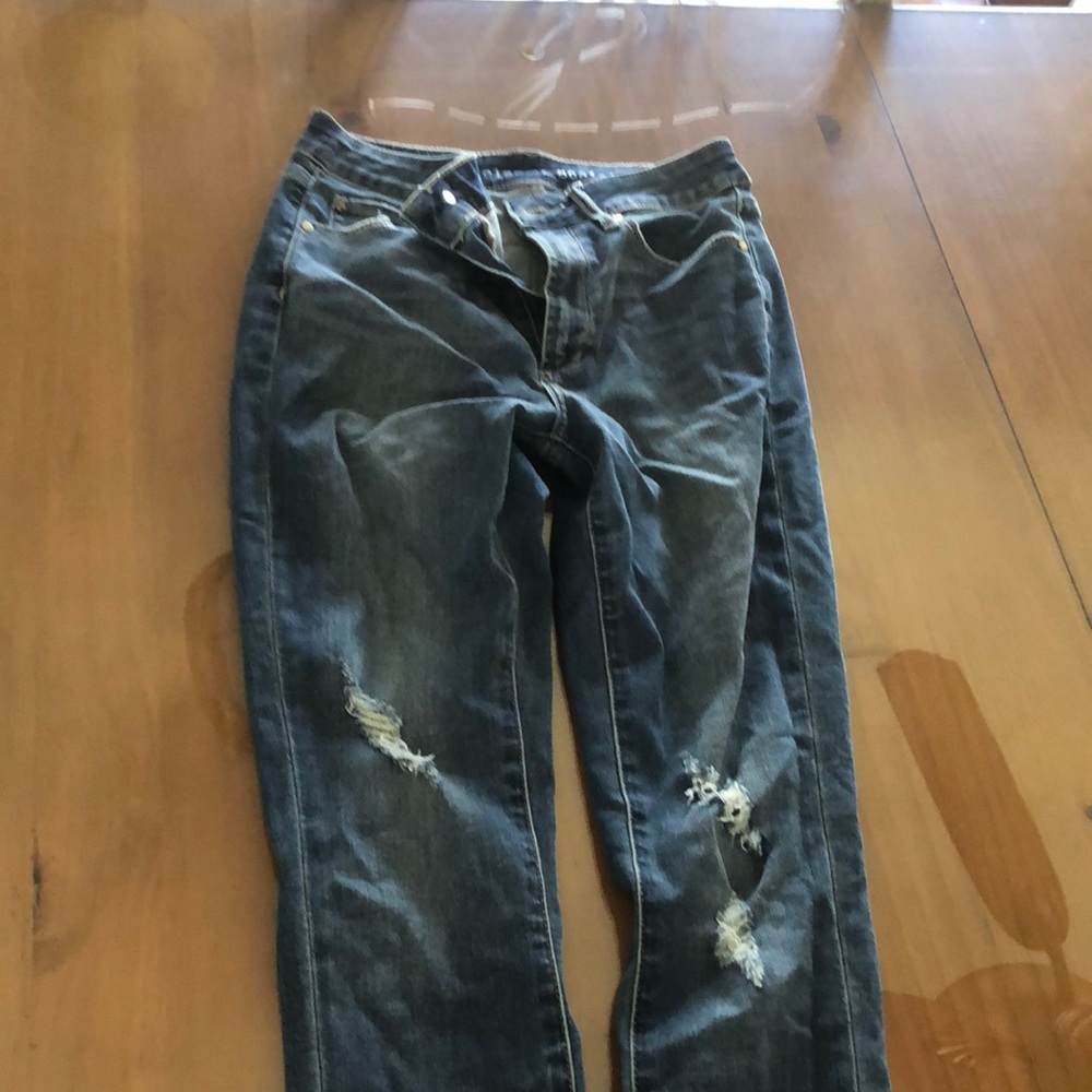 Jeans with stretch material